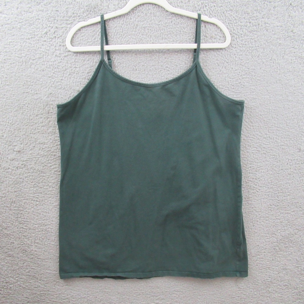 Torrid Womens Tank Top Plus Size 4X Green Sleeveless Adjustable Stretch Cami